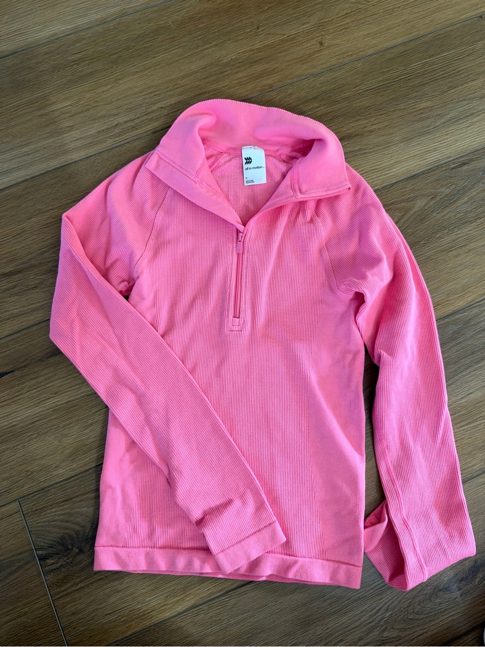 Women’s Pink Quarter-Zip Pullover
